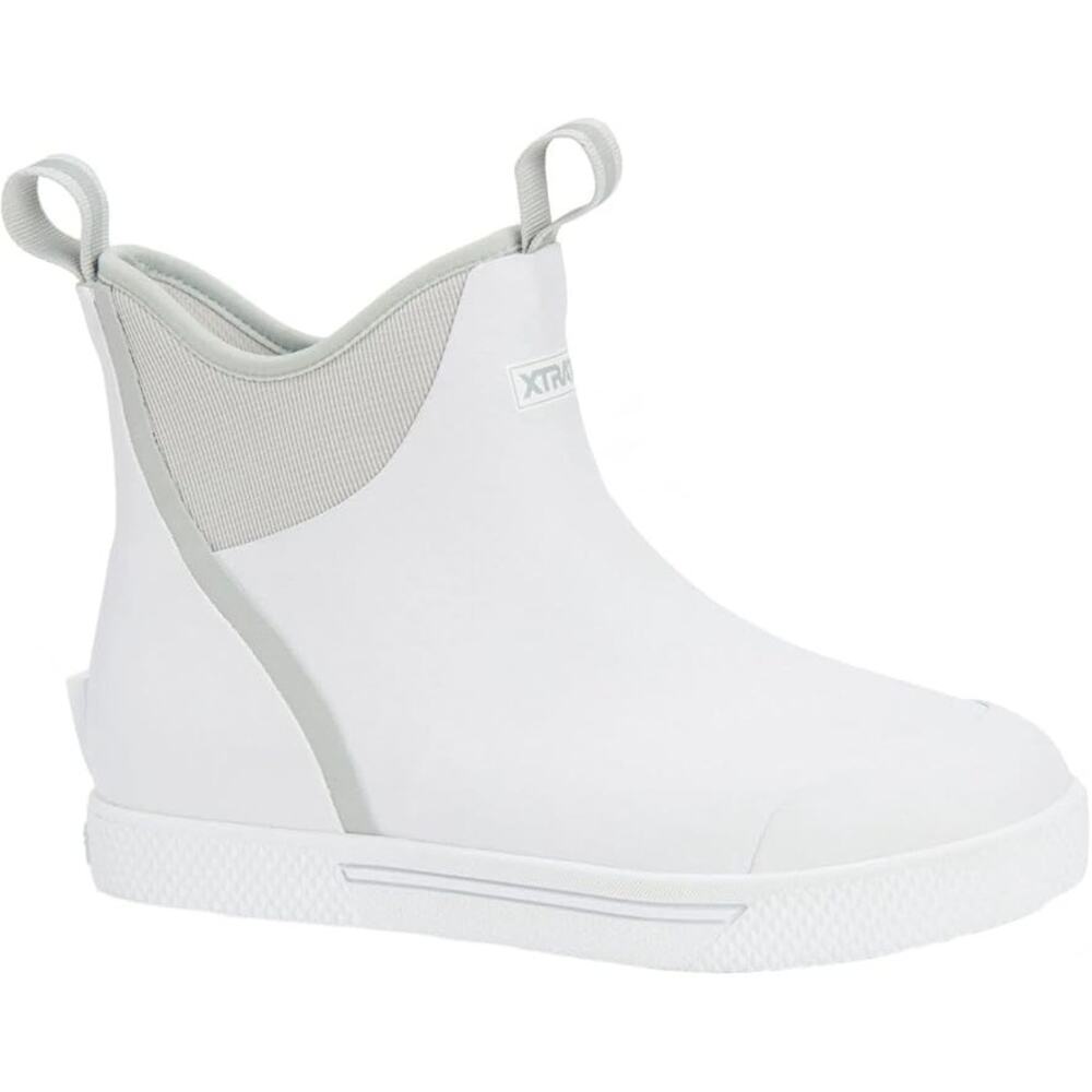 NWT Xtratuf Men's Wheelhouse 6 Inch Ankle Deck Boot, White-Size 11